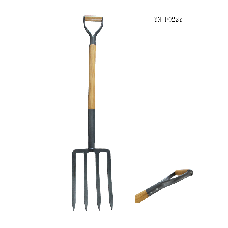 Metal D-Grip Spading Fork