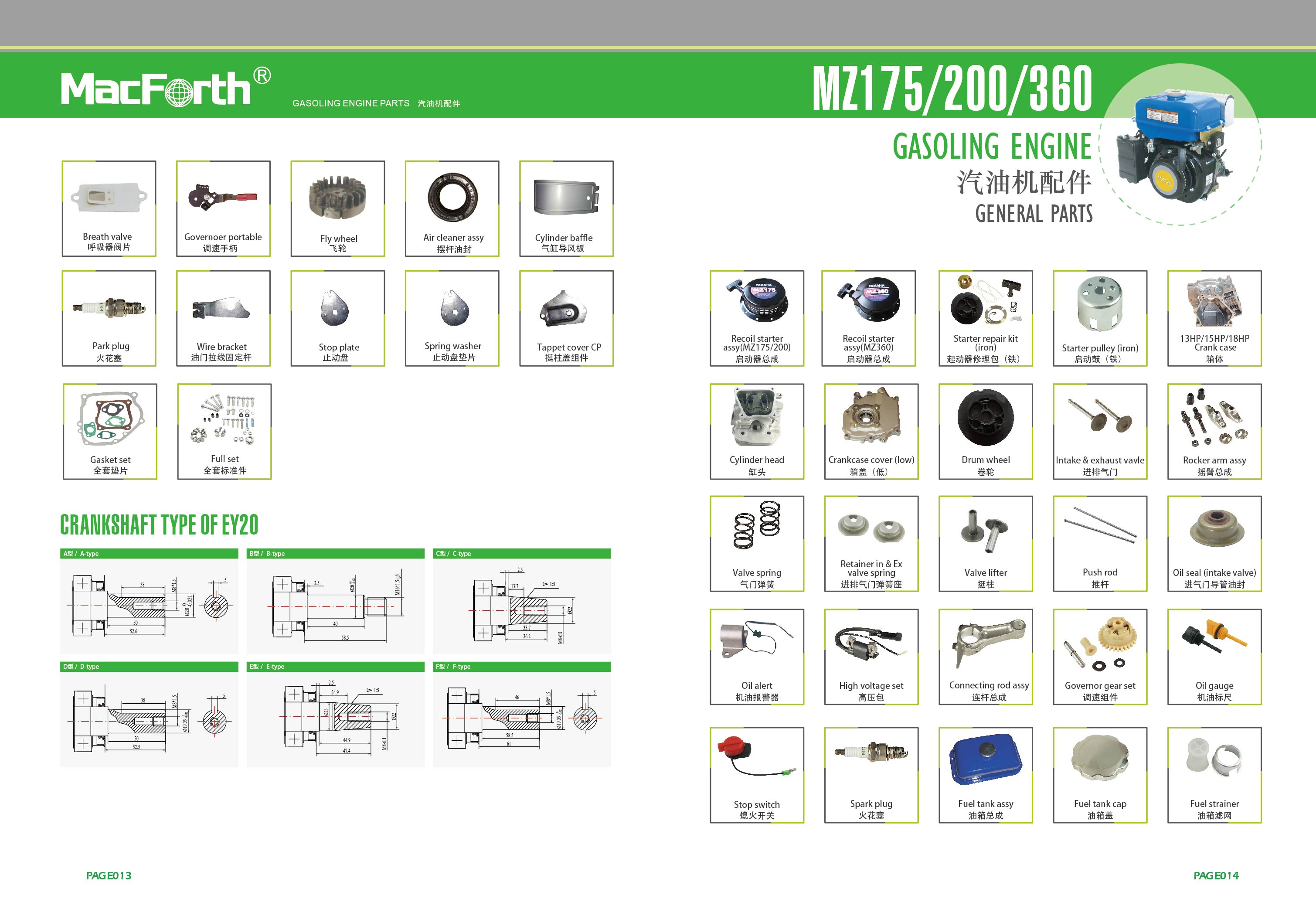 SPARE PART OF GASOLINE ENGINE - Image 2