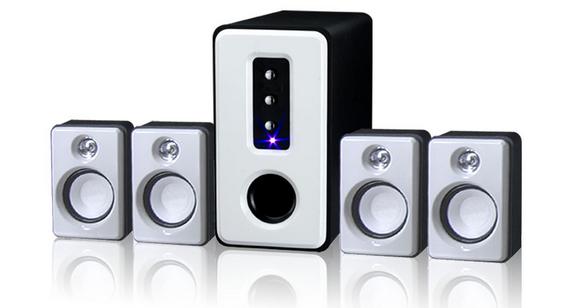 5.1 Surround Sound Speaker System with Subwoofer