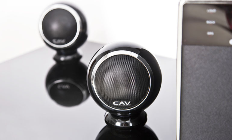 Spherical Speaker System with Subwoofer
