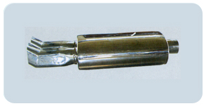 Cylindrical Sound Control Device with Multi-Pronged Outlet
