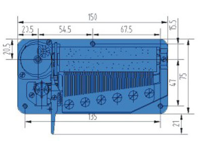 Audio Alert Device with Trumpet and Buzzer