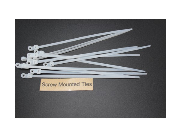 Screw mounted cable ties