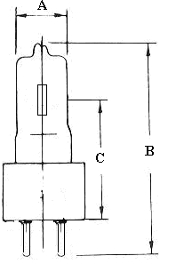 Halogen Lamp for Technical Applications