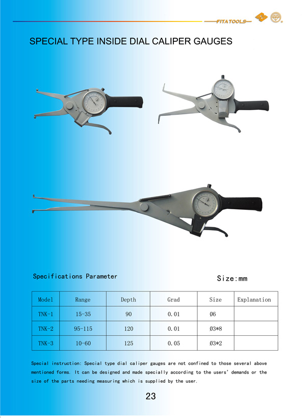 Internal Dial Caliper Gauges