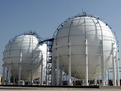 Spherical Pressure Vessel for Gas Storage