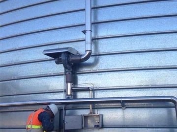 Spiral Folded Grain Silo