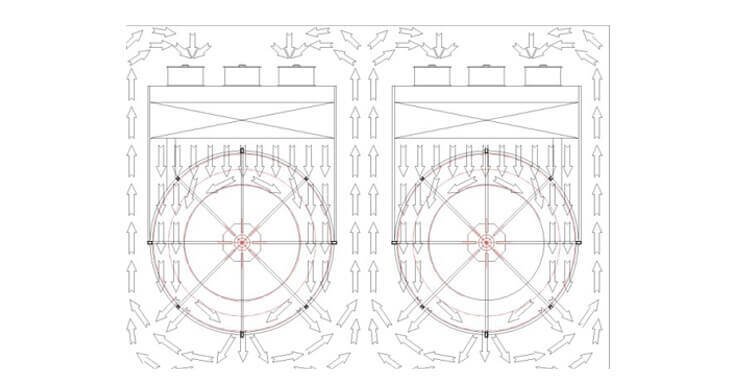 Airflow management technical diagram