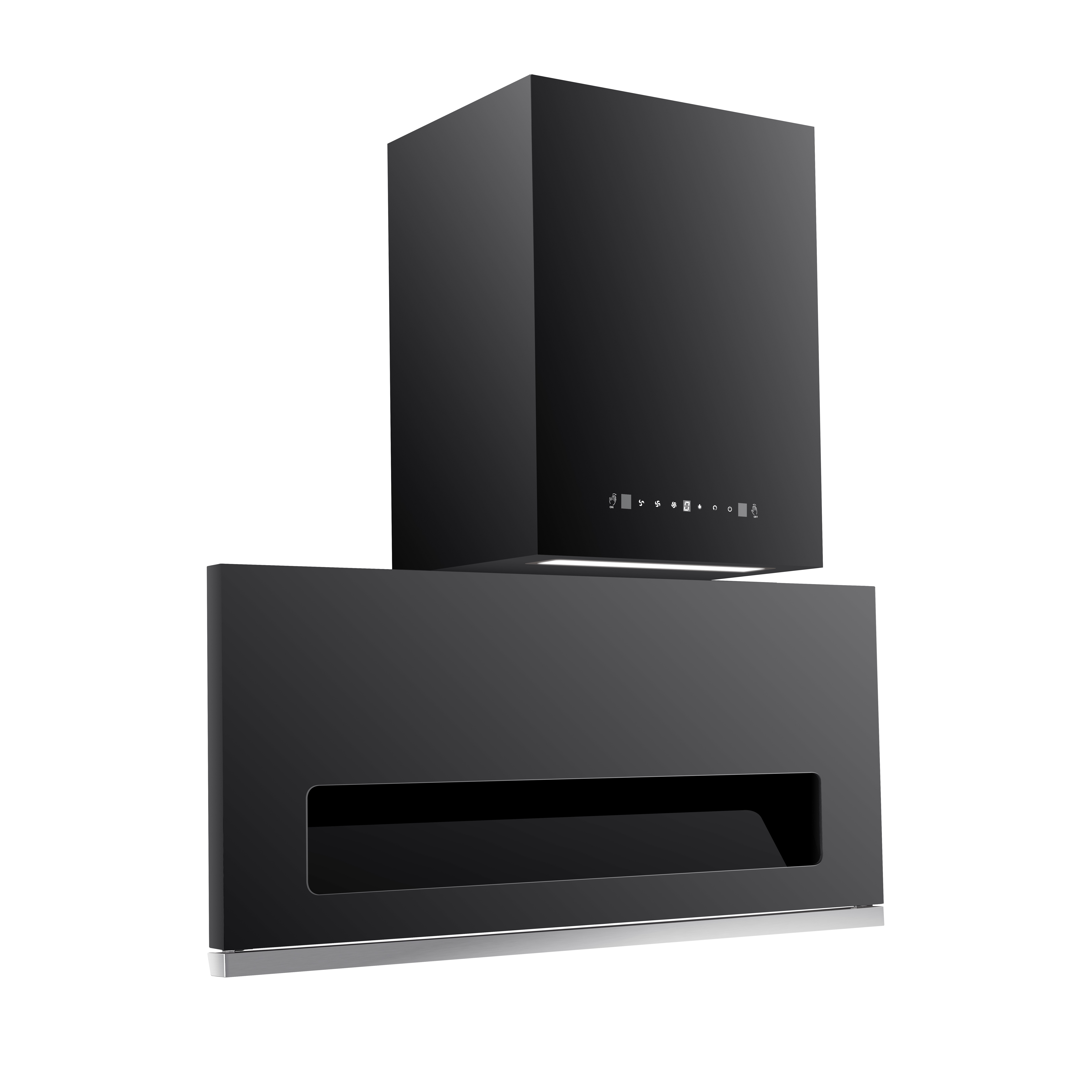 Split Design Kitchen Range Hood