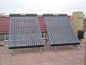 Split Solar Water Heating System for Residential Use