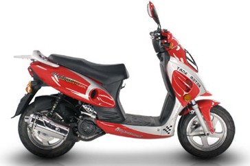 150cc Gas Scooter with Step-Through Frame