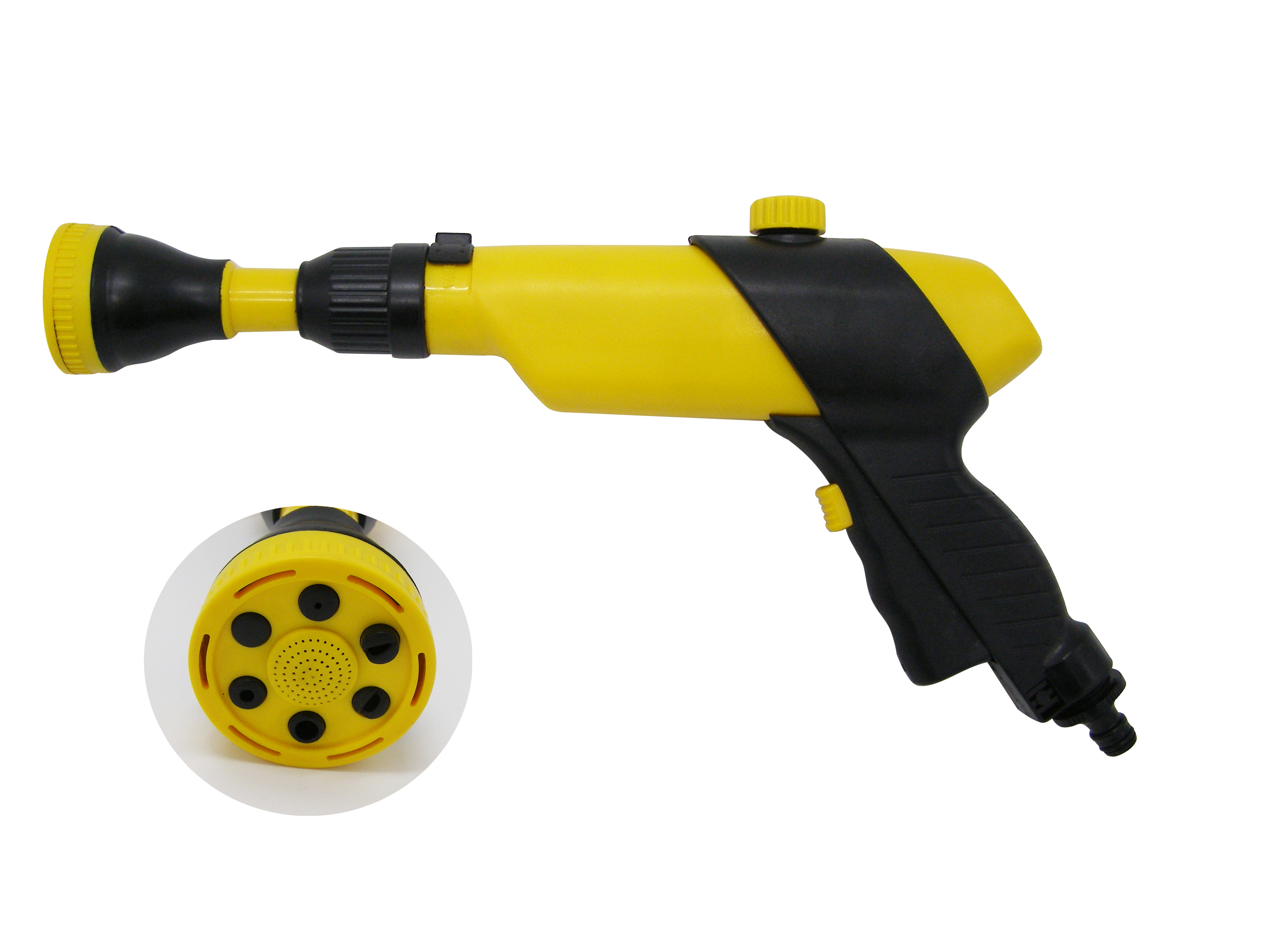 Adjustable Pattern Garden Hose Spray Gun
