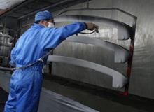 Automotive Parts Spray Painting System