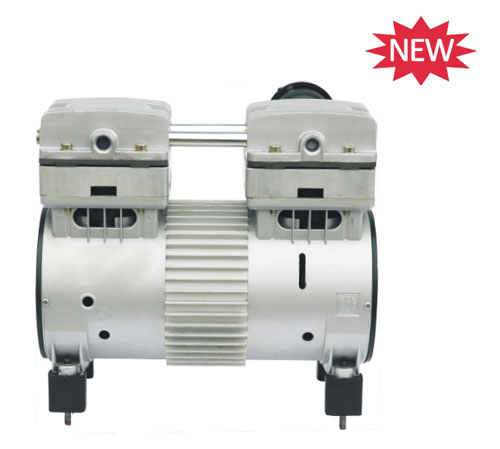 Oil-Free Air Compressor with Aluminum Alloy Twin-Cylinder Pump