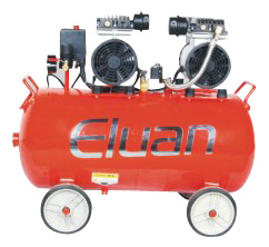Wheeled Twin-Cylinder Air Compressor for Spraying Equipment