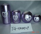 Decorative Metal Spring Set with Floral Heart Design