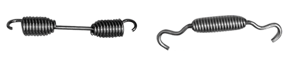 Metal Extension Spring with Hooked Loops