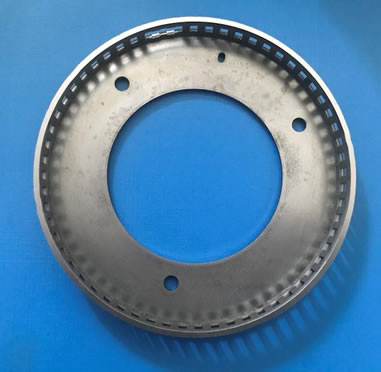 Perforated Metal Stamping with Mounting Holes