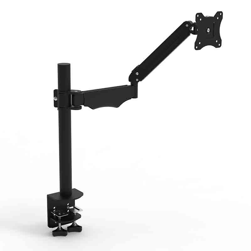Gas Spring Single Monitor Desk Mount