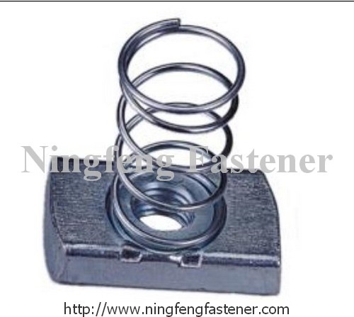 Spring Fastening Nut for Textile Machinery