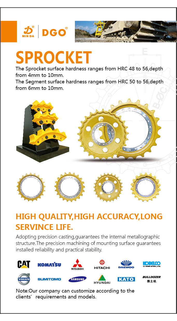 Excavator Undercarriage Sprocket