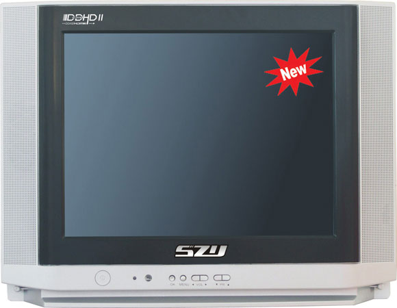 High-Quality Television Set with Integrated Speakers
