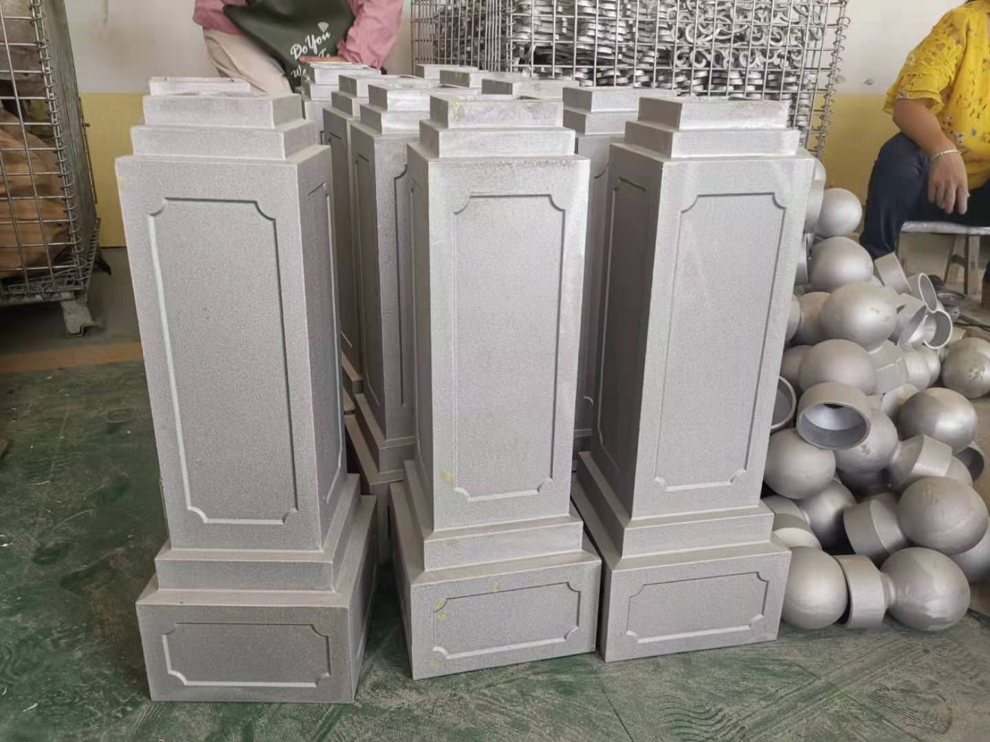 Square Aluminum Decorative Base for 3X3 Post - Image 2