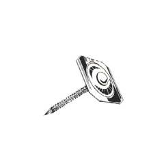 Square Cap Roofing Nail for Weatherproof Seal