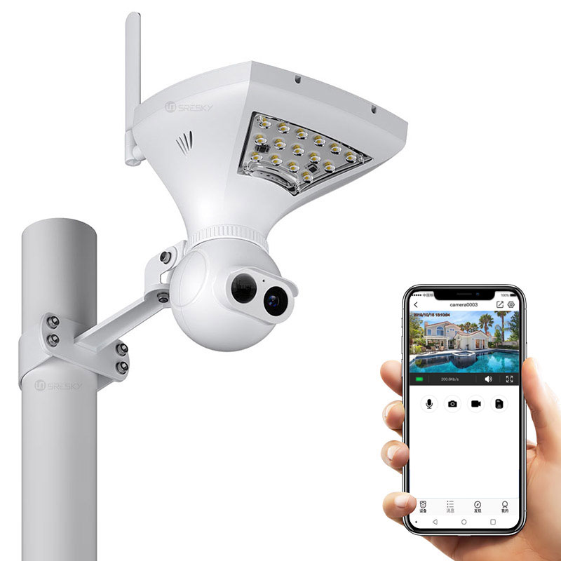 Sresky new product 1080P 4G IP wifi solar camera with Cloud Storage Build-in SD Card - Image 3