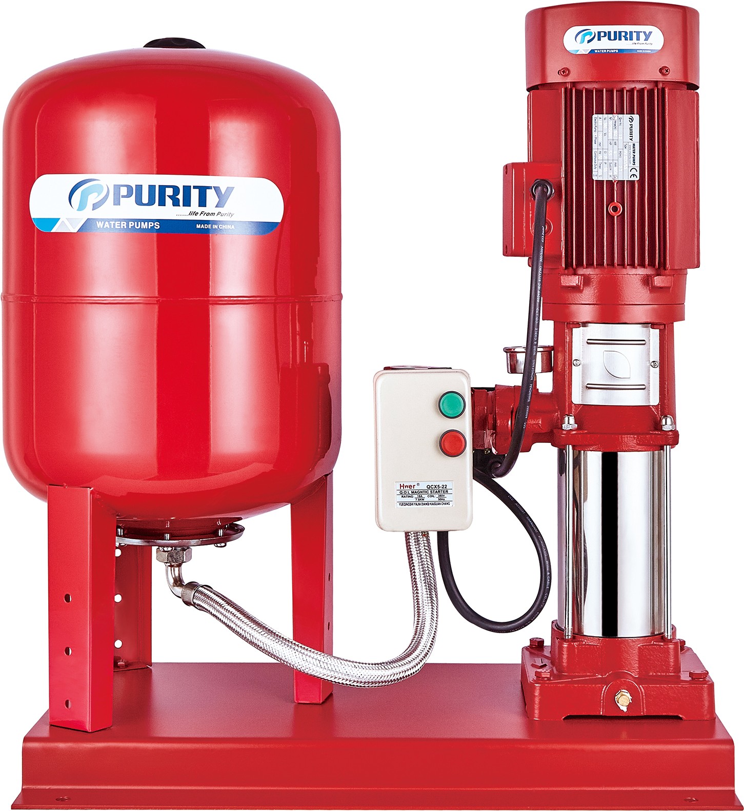 S.S.304 Vertical Multistage Centrifugal Pump PVT/PVS - Image 2