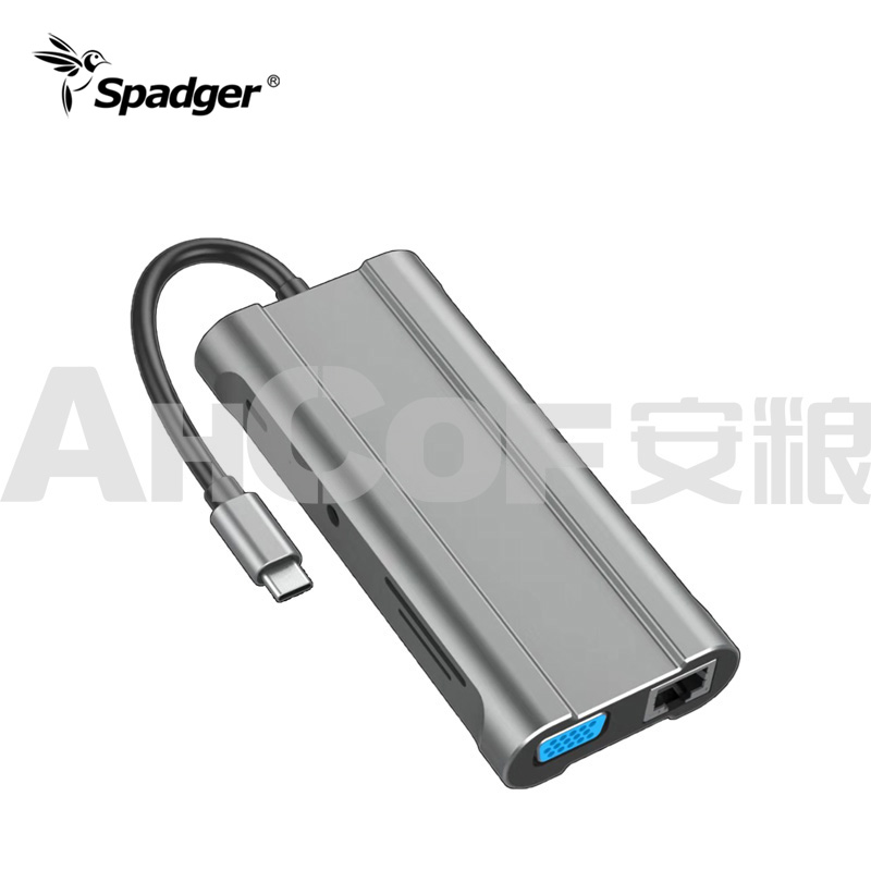 ST1001:USB C Docking Station,10 in 1 Type-c Hub with PD,3 USB 3.0 Ports,SD/TF Card Readers - Image 2