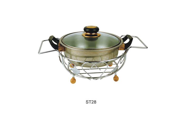 Stainless Steel Chafing Dish with Glass Lid