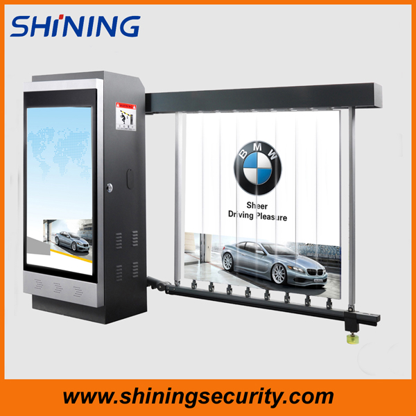 Parking Barrier Gate with Advertising Display