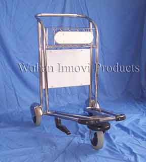 Stainless Steel Airport Luggage Trolley
