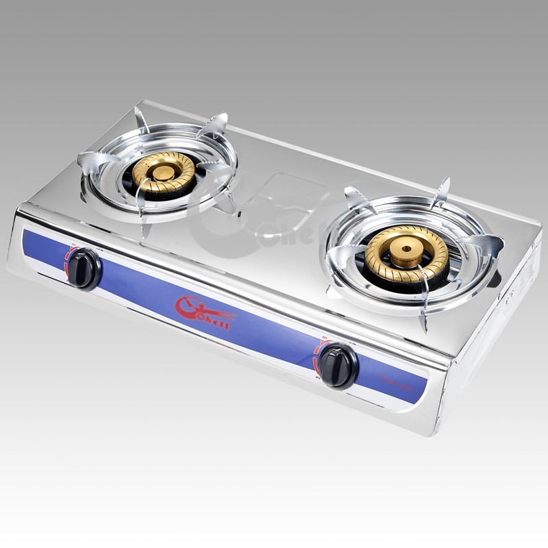 Stainless steel double burner OEM manfacturer gas stove - Image 3
