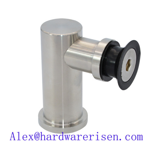 stainless steel glass fixing clamps RSPS003, satin and mirror - Image 2