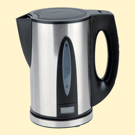 1.7L Stainless Steel Electric Kettle with Digital Display