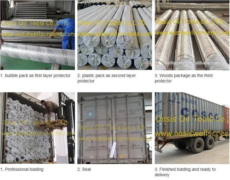 Well screen packaging for delivery