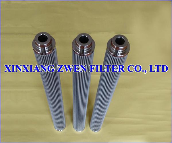 Stainless Steel Pleated Filter Cartridge for Fluid Purification