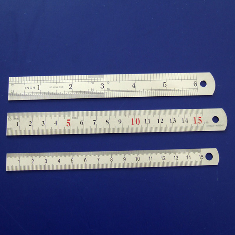 Precision Stainless Steel Ruler Set