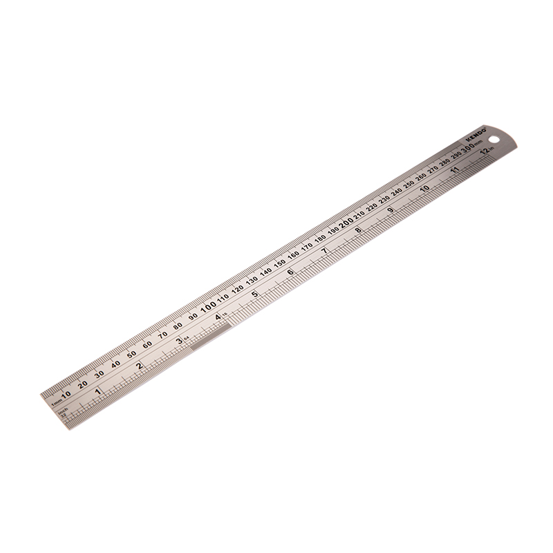 Stainless Steel Dual Scale Ruler