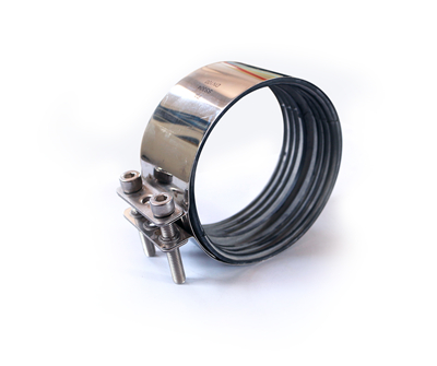 Stainless steel throat band all steel half steel clamp - Image 3