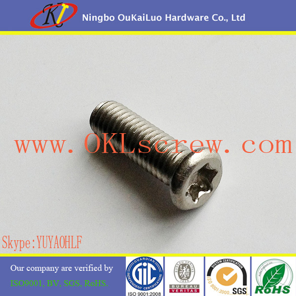 Stainless Steel Torx Flat Head Machine Screw