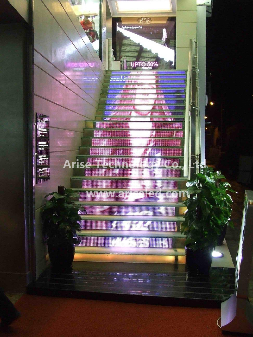 Stair and Floor LED Video Display