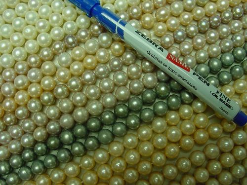 Iridescent Round Craft Beads