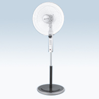 16-Inch Adjustable Height Oscillating Pedestal Fan