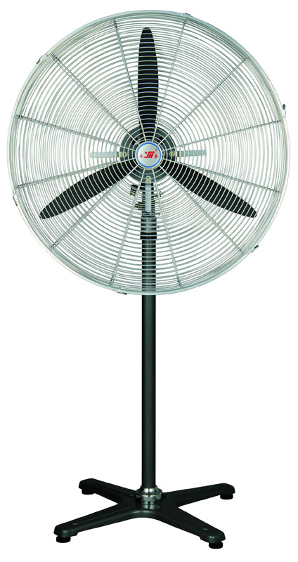 Industrial Stand Fan with Metal Cage
