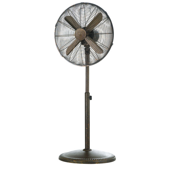 Vintage Style Adjustable Height Stand Fan