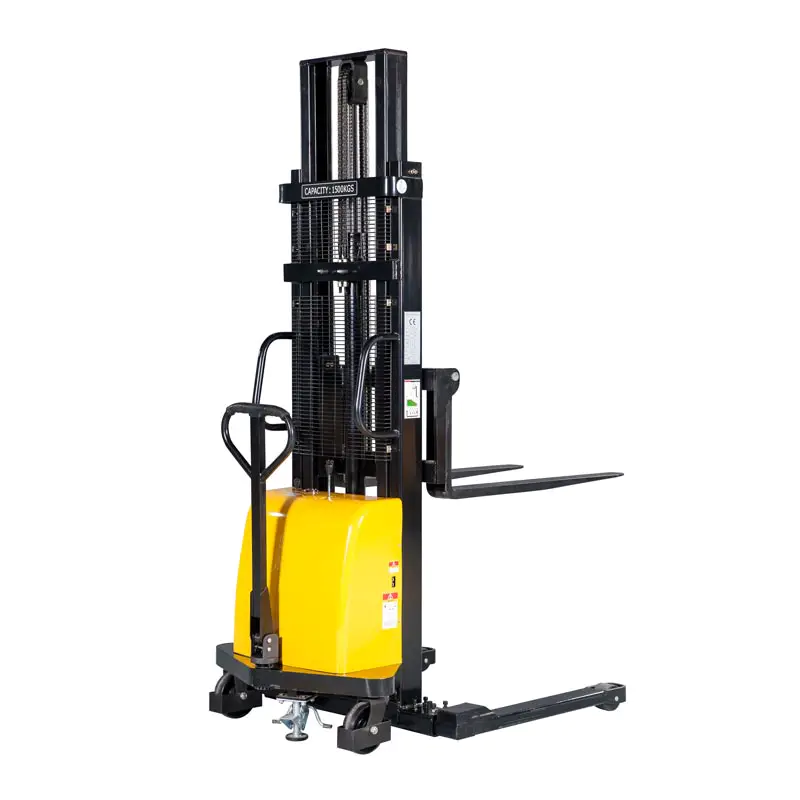 Staxx Manual Semi Electric Straddle Pallet Stacker - Image 2