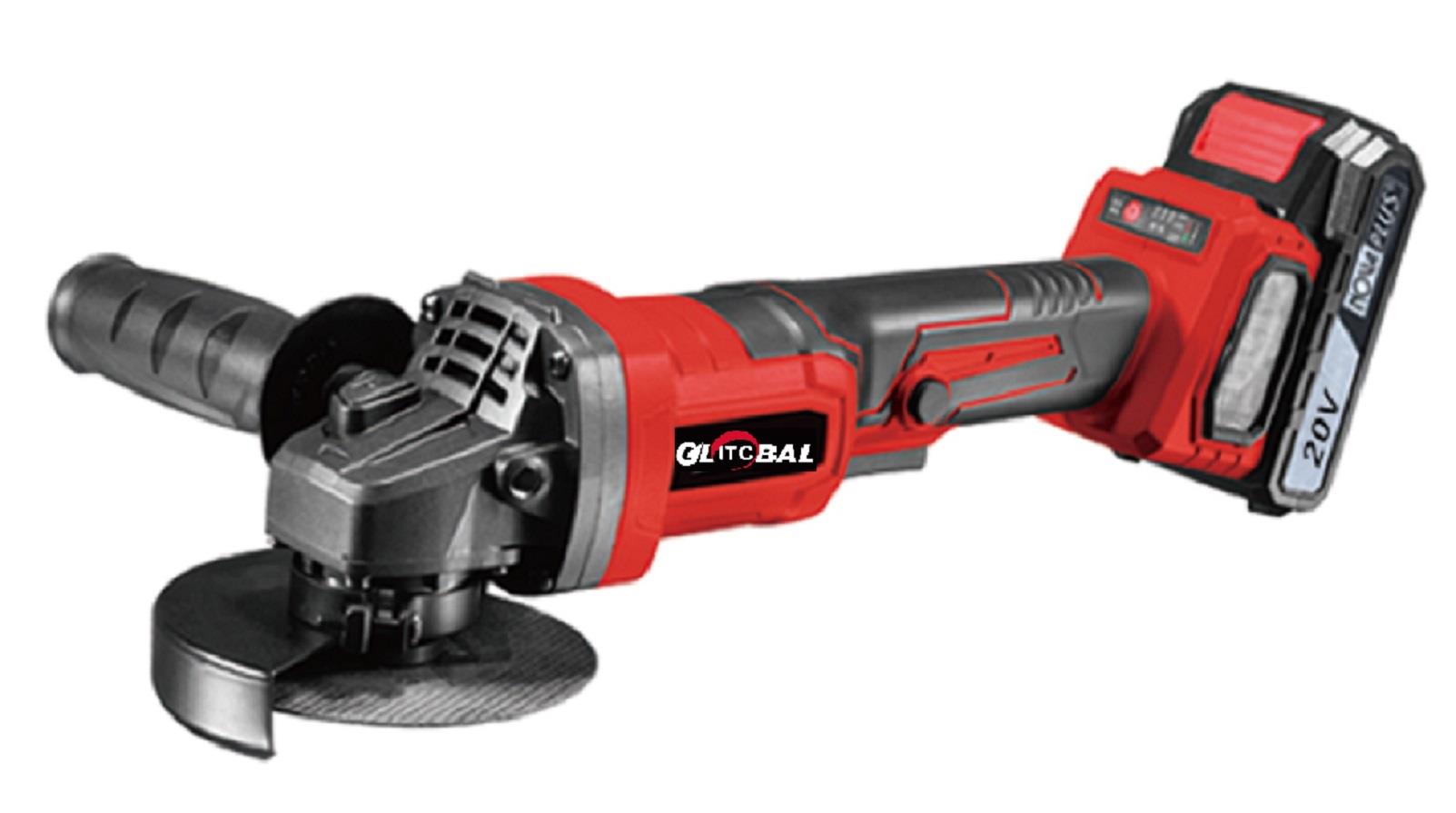 Cordless angle grinder unit